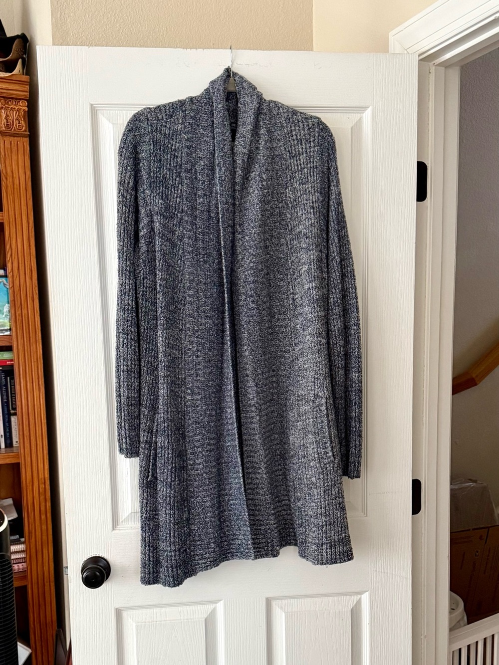 Barefoot Dreams - So Cozy! Open-Front Women's Gray Knit Cardigan Sweater